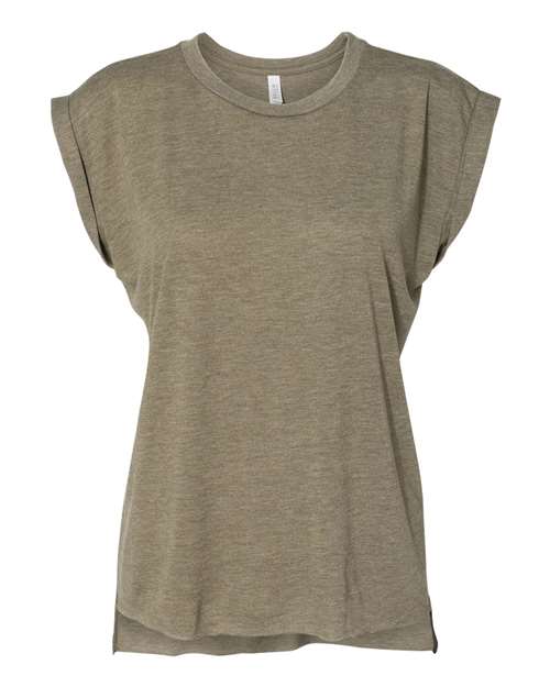 Heather Olive - BELLA + CANVAS 8804 - Size: 2XL