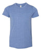 Blue Triblend - BELLA + CANVAS 3413Y - Size: L