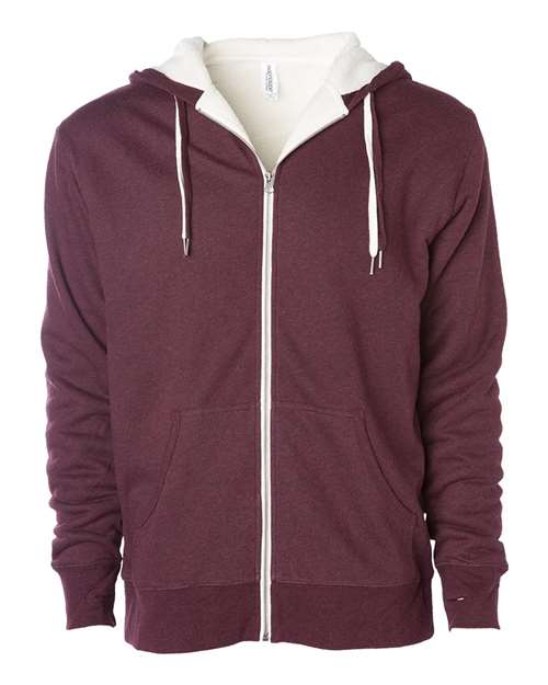 Burgundy Heather - Independent Trading Co. - Independent Trading Co. EXP90SHZ - Size: 2XL