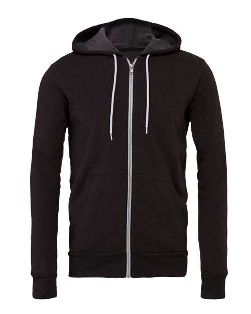 Dark Grey Heather - BELLA + CANVAS 3739 - Size: L