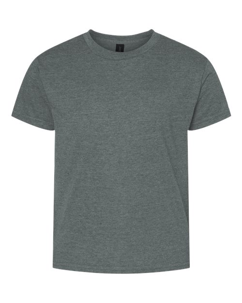 Dark Heather - Gildan - Gildan 64000B - Size: L
