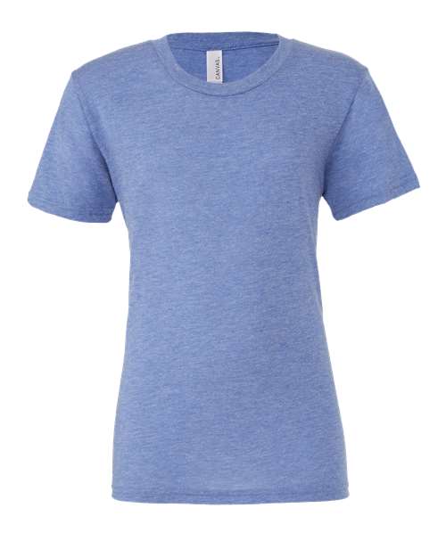 Blue Triblend - BELLA + CANVAS 3413 - Size: 2XL