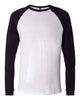 White/ Black - BELLA + CANVAS 3000 - Size: S