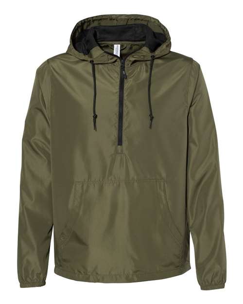 Army/ Black Zipper - Independent Trading Co. - Independent Trading Co. EXP54LWP - Size: 2XL