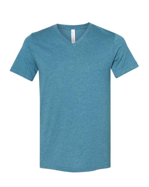 Heather Deep Teal - BELLA + CANVAS 3005CVC - Size: 2XL