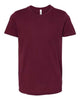 Maroon - BELLA + CANVAS 3001Y - Size: L