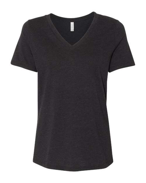Black Heather - BELLA + CANVAS 6405CVC - Size: 2XL