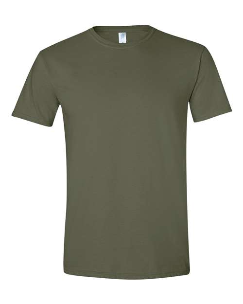 Military Green - Gildan - Gildan 64000 - Size: 2XL