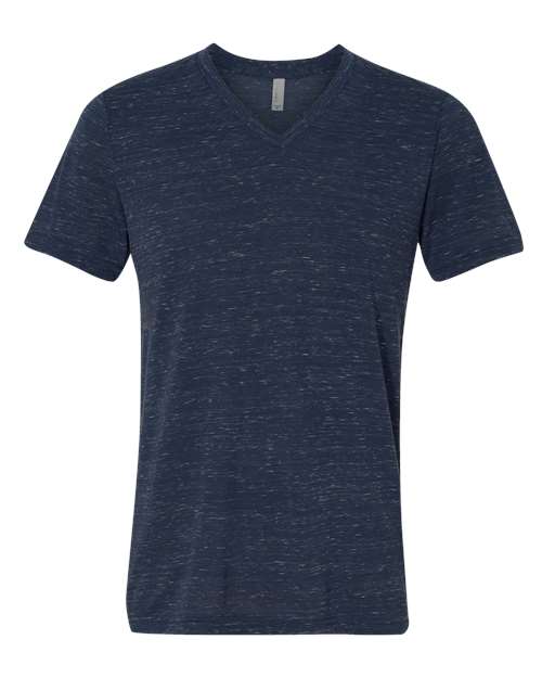Navy Marble - BELLA + CANVAS 3655 - Size: L