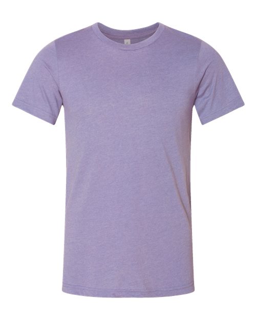 Heather Dark Lavender - BELLA + CANVAS 3001CVC - Size: 2XL