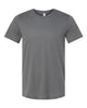 Solid Asphalt Triblend - BELLA + CANVAS 3413 - Size: L
