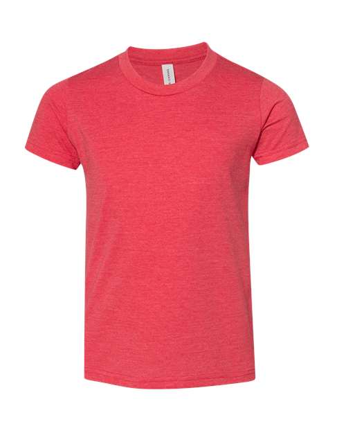 Heather Red - BELLA + CANVAS 3001YCVC - Size: L