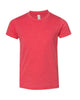 Heather Red - BELLA + CANVAS 3001YCVC - Size: L