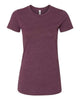Heather Maroon - BELLA + CANVAS 6004 - Size: L