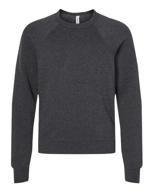 Dark Grey Heather - BELLA + CANVAS 3901Y - Size: L
