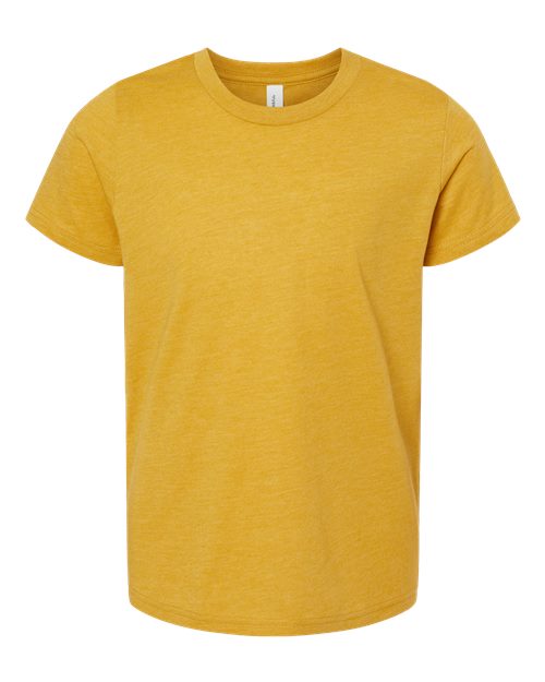 Heather Mustard - BELLA + CANVAS 3001YCVC - Size: L