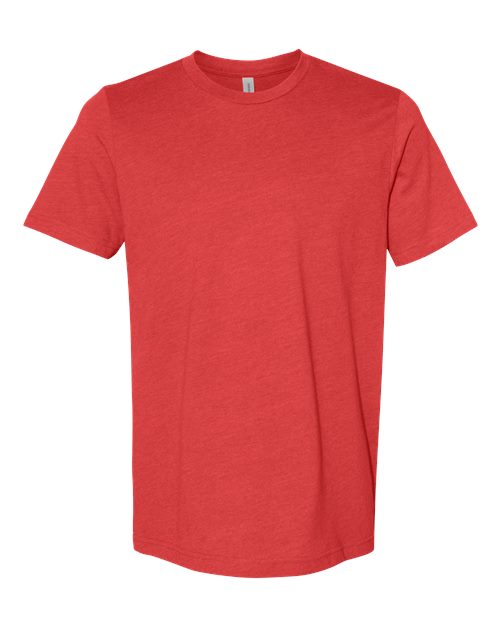 Heather Red - BELLA + CANVAS 3001CVC - Size: 2XL