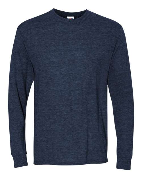 Vintage Heather Navy - JERZEES 29LSR - Size: 2XL