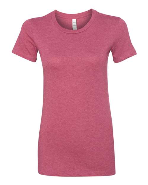 Heather Raspberry - BELLA + CANVAS 6004 - Size: S