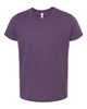Heather Team Purple - BELLA + CANVAS 3001YCVC - Size: L