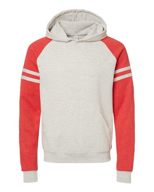 Oatmeal Heather/ Fiery Red Heather - JERZEES 97CR - Size: 2XL