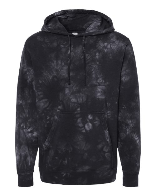 Tie Dye Black - Independent Trading Co. - Independent Trading Co. PRM4500TD - Size: 2XL