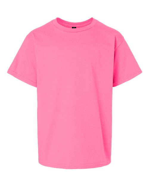 Safety Pink - Gildan - Gildan 2000B - Size: L