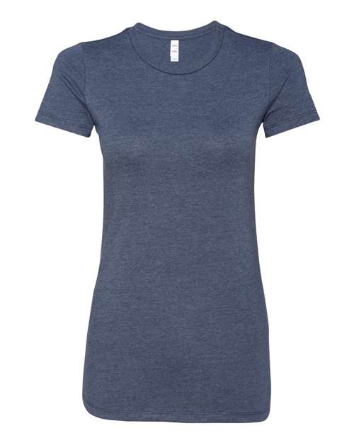 Heather Navy - BELLA + CANVAS 6004 - Size: 2XL