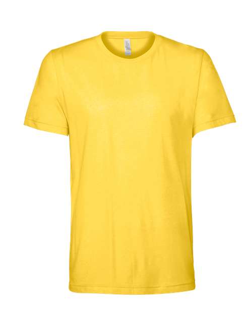 Heather Yellow - BELLA + CANVAS 3001CVC - Size: 2XL