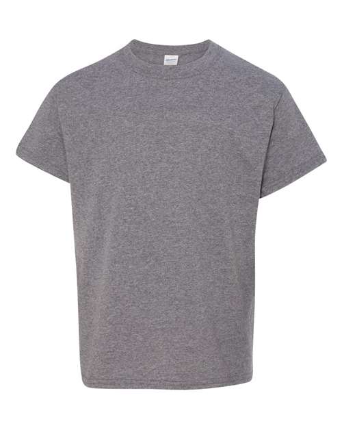 Graphite Heather - Gildan - Gildan 5000B - Size: L