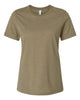 Heather Olive - BELLA + CANVAS 6400CVC - Size: L