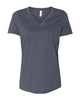 Heather Navy - BELLA + CANVAS 6405CVC - Size: S