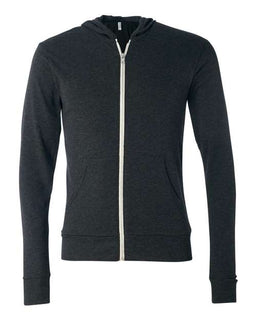 Charcoal Black Triblend - BELLA + CANVAS 3939 - Size: S
