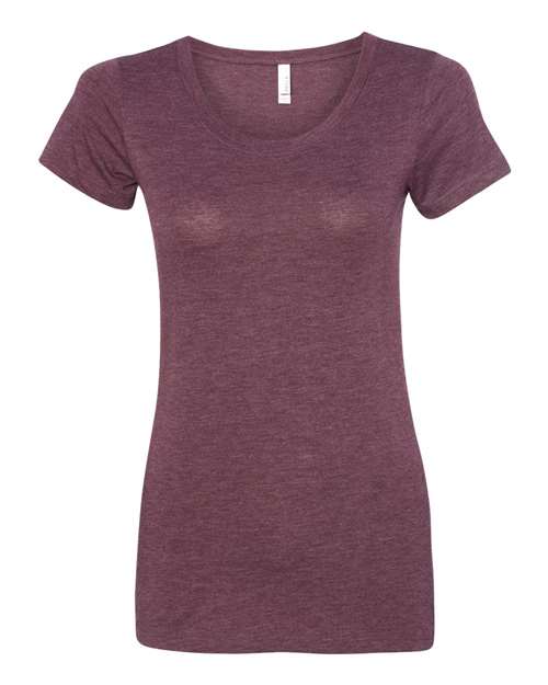 Maroon Triblend - BELLA + CANVAS 8413 - Size: 2XL