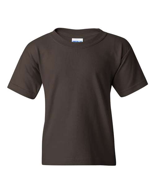 Dark Chocolate - Gildan - Gildan 5000B - Size: L