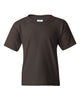 Dark Chocolate - Gildan - Gildan 5000B - Size: L
