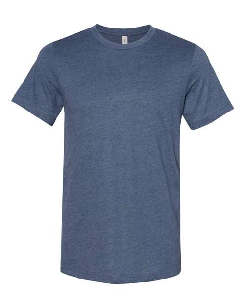 Heather Navy - BELLA + CANVAS 3301 - Size: 2XL