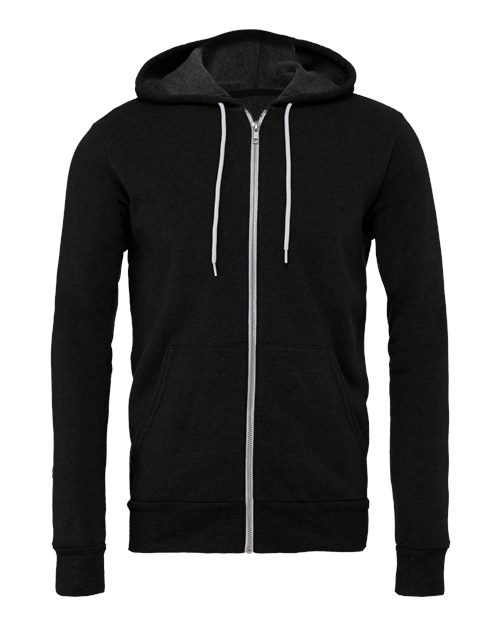Black Heather - BELLA + CANVAS 3739 - Size: 2XL