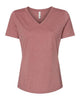 Heather Mauve - BELLA + CANVAS 6405CVC - Size: 2XL