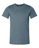 Heather Slate - BELLA + CANVAS 3001CVC - Size: S