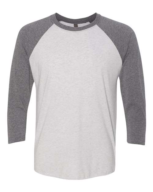 Premium Heather Sleeves/ Heather White Body - Next Level - Next Level 6051 - Size: 2XL