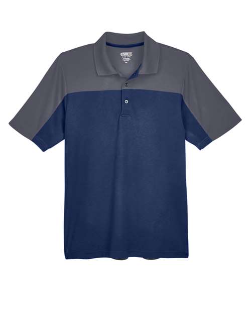 Classic Navy Heather/ Carbon - CORE365 CE101 - Size: 2XL
