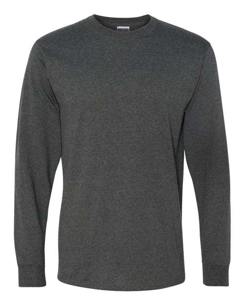 Black Heather - JERZEES 29LSR - Size: 2XL