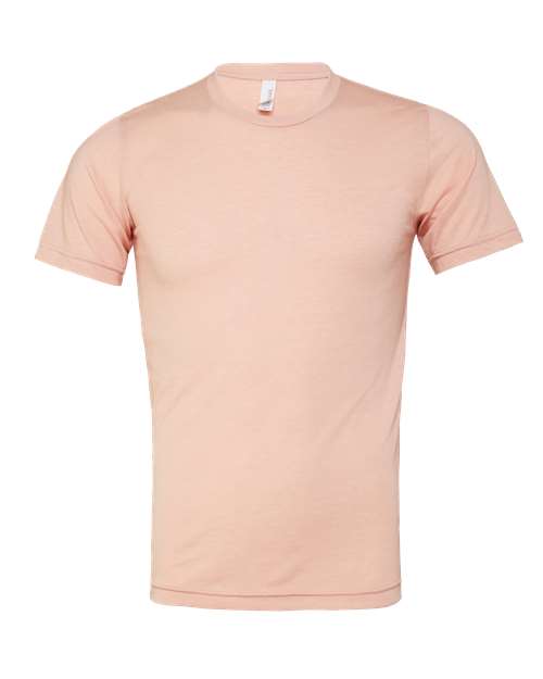 Peach Triblend - BELLA + CANVAS 3413 - Size: S