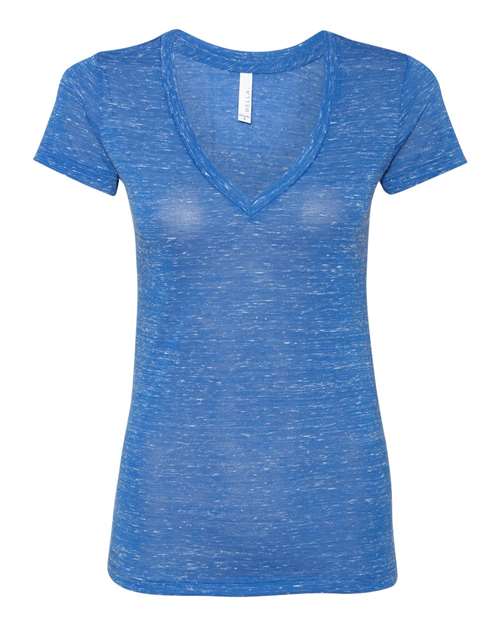 True Royal Marble - BELLA + CANVAS 6035 - Size: 2XL