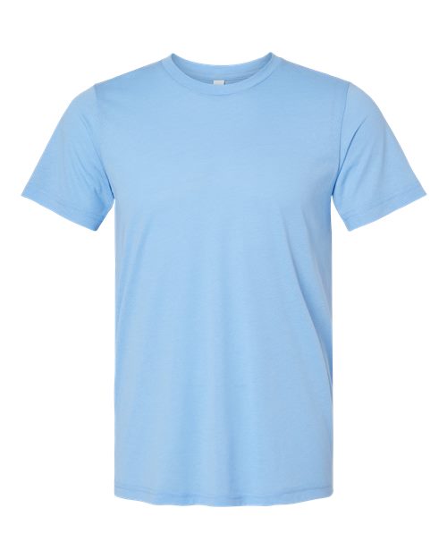 Solid Carolina Blue Triblend - BELLA + CANVAS 3413 - Size: 2XL
