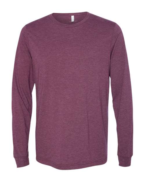 Maroon Triblend - BELLA + CANVAS 3513 - Size: 2XL
