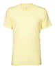 Pale Yellow Triblend - BELLA + CANVAS 3413 - Size: XL
