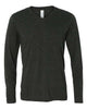 Charcoal Black Triblend - BELLA + CANVAS 3425 - Size: S