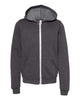Dark Grey Heather - BELLA + CANVAS 3739Y - Size: L